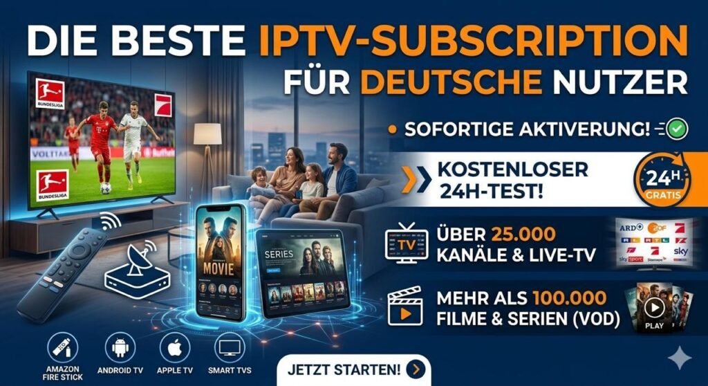 German IPTV Guide 2026 : Die besten Anbieter für Deutschland im Test German IPTV Guide 2026
